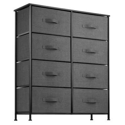 Kitchell 8 Drawers - Fabric Dresser by Rebrilliant