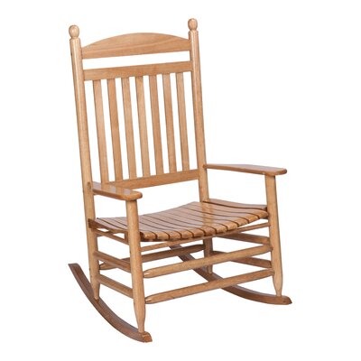 Outdoor Jumbo Rocking Solid Wood Chair by Hinkle Chair Company