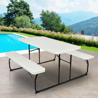 Rectangular 4-Person Picnic Table