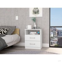 Napoles 2-Drawer 19.9-inch High Night Stand by Wade Logan