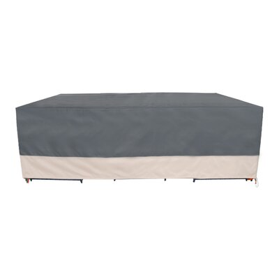 Modern Leisure Renaissance General Purpose Patio Furniture Cover, 140"L x 70"W x 35"H, Gray by Rebrilliant