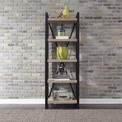 Eleora Tall Pier Etagere Bookcase