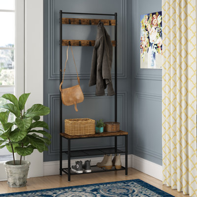 Parke Hall Tree with Shoe Storage by Williston Forge