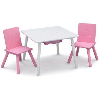 Kids 3 Piece Play Table and Chair Set by Delta Children