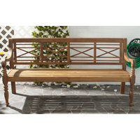 Paull Wooden Garden Bench by Highland Dunes