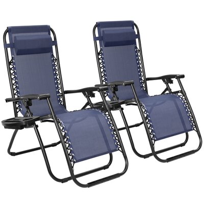 Kantzer Reclining Folding Zero Gravity Chair by Red Barrel Studio