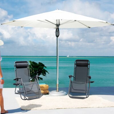 Kantzer Reclining Folding Zero Gravity Chair by Red Barrel Studio
