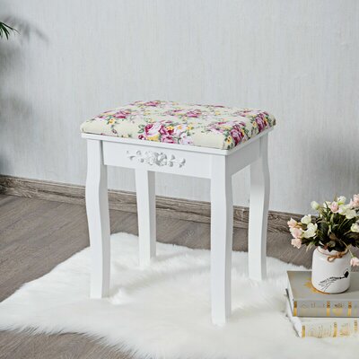 Nyla Vanity Stool by Astoria Grand