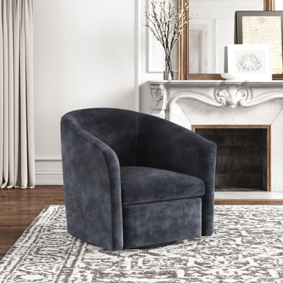 Calliope 29.75" W Swivel Barrel Chair by Kelly Clarkson Home