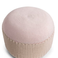 BirdRock Home 20" Wide Round Pouf Ottoman by BirdRock Home