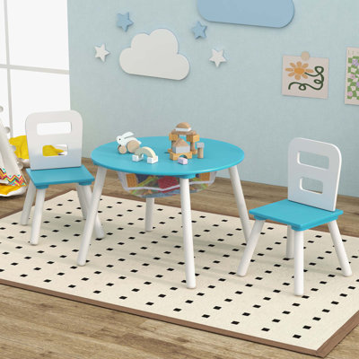 Kupar Kids Round Play Table and Chair Set by Zoomie Kids