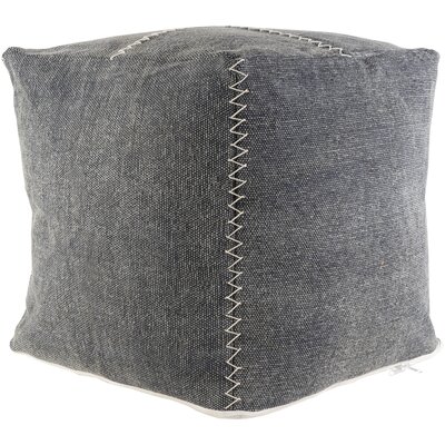 Aarshiya 18" Wide Square Pouf Ottoman by Union Rustic