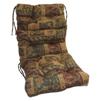 Indoor Tapestry Seat/Back Cushion by Millwood Pines