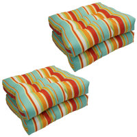 Squared Patterned Seat Cushion by Latitude Run
