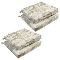 Alonii Square Indoor Jacquard Seat Cushion by Wrought Studio
