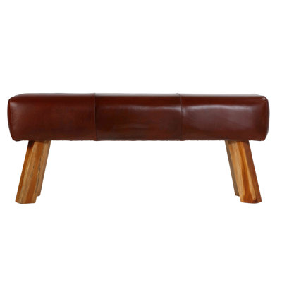 Genuine Leather Bench by Red Barrel Studio