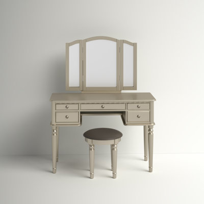 Torrance Vanity with Mirror by Three Posts