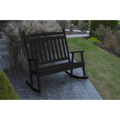 Austyn Classic Porch Rocking Bench by Loon Peak