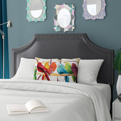 Meichele Upholstered Panel Headboard by Rosdorf Park