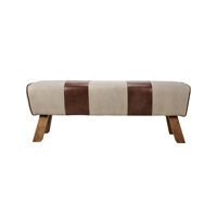 Tramar Leather Bench by Foundry Select