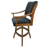 Swivel Wood Counter Bar Stool 26" Casa - Cocomo Indigo - Ct