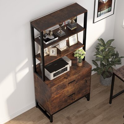 Brettley 2-Drawer Vertical Filing Cabinet by 17 Stories