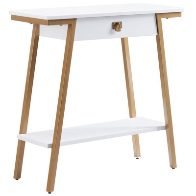 Mission Solid + Manufactured Wood Empiria Hall Console by 17 Stories