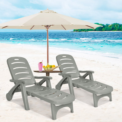 Anaias 54" Long Reclining Single Chaise by Wade Logan