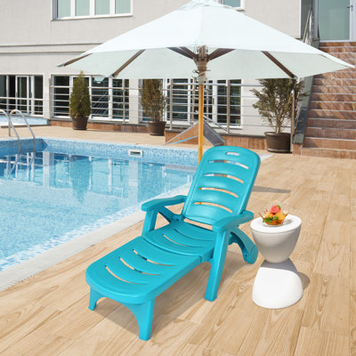 Anaias 54" Long Reclining Single Chaise by Wade Logan