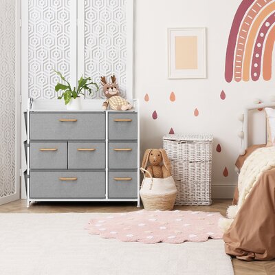 Brunonas 7 Drawers 31.5" W Steel Standerd Dresser by Rebrilliant