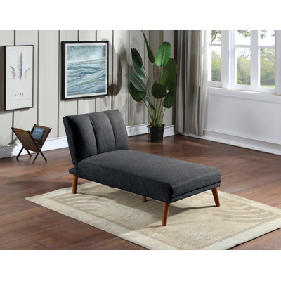 Gussi Tufted Armless Reclining Chaise Lounge by Corrigan Studio