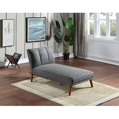 Gussi Tufted Armless Reclining Chaise Lounge by Corrigan Studio