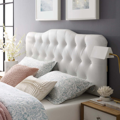 Modway Copper Grove Strathgartney Button-Tufted Upholstered Headboard by Modway