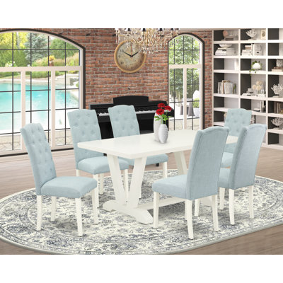 4 - Person Acacia Solid Wood Dining Set by Red Barrel Studio