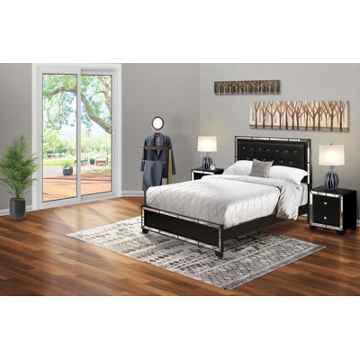 Cementon Upholstered Standard 3 Piece Bedroom Set by Rosdorf Park