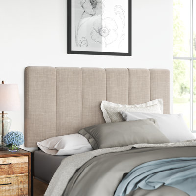 Barajas Upholstered Panel Headboard by Three Posts