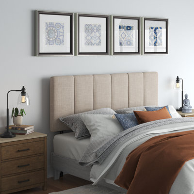 Barajas Upholstered Panel Headboard by Three Posts