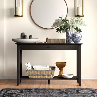 Carbin 48" Console Table with Shelf by Winston Porter