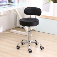 Lab Stool with Casters by Inbox Zero