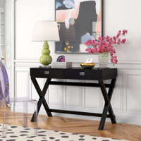 Halstad Modern 44 Long Desk with Drawer Storage by Beachcrest Home