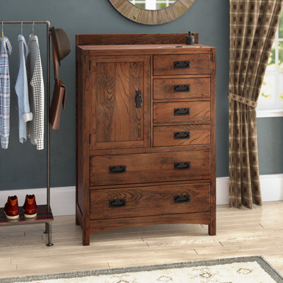 Orpha 6-drawer Door Chest by Loon Peak
