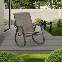 Outdoor Chisholm Rocking Metal Chair by Sol 72 Outdoor
