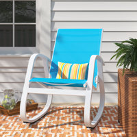 Outdoor Chisholm Rocking Metal Chair by Sol 72 Outdoor