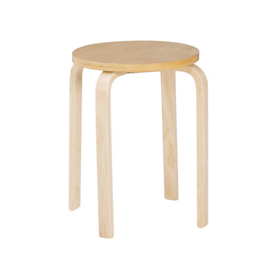 Chu Utility Wooden Stacking Stool by George Oliver