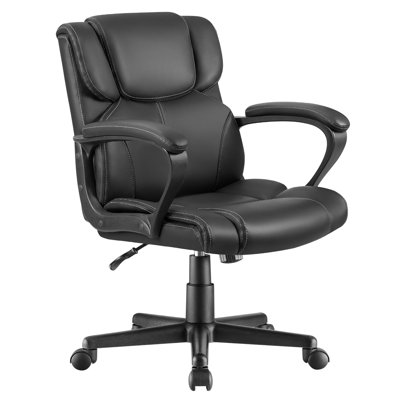 Rafal Faux Leather Executive Chair by Winston Porter
