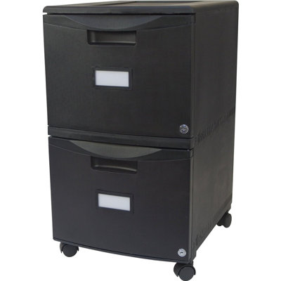 Mesvin 2-Drawer Mobile Vertical Filing Cabinet by Inbox Zero