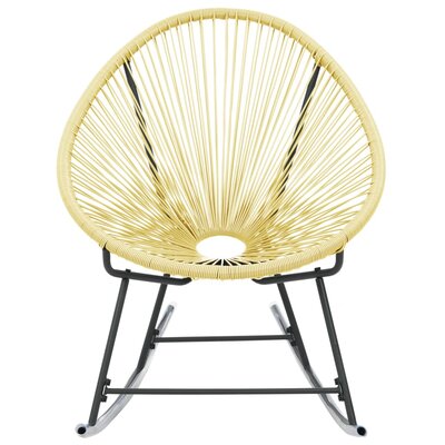Outdoor Cacee Rocking Polyethylene Wicker Chair by George Oliver