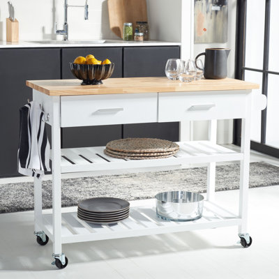 47.24" Kitchen Island with Solid Wood Top by Latitude Run