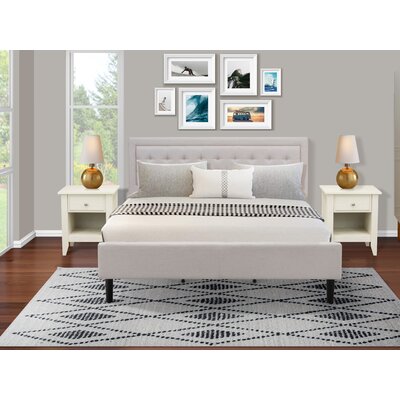 Upholstered 3 Piece Bedroom Set by Winston Porter