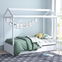Sonette Twin Wooden Platform Bed with Twin Size Trundle by Viv + Rae™ by Mack & Milo